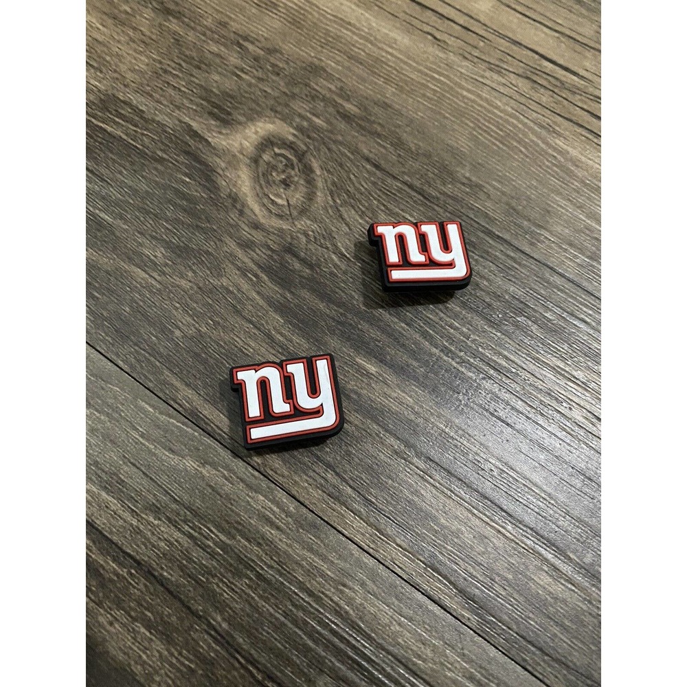 New York Giants Football Team Charm For Crocs - 2 Pieces